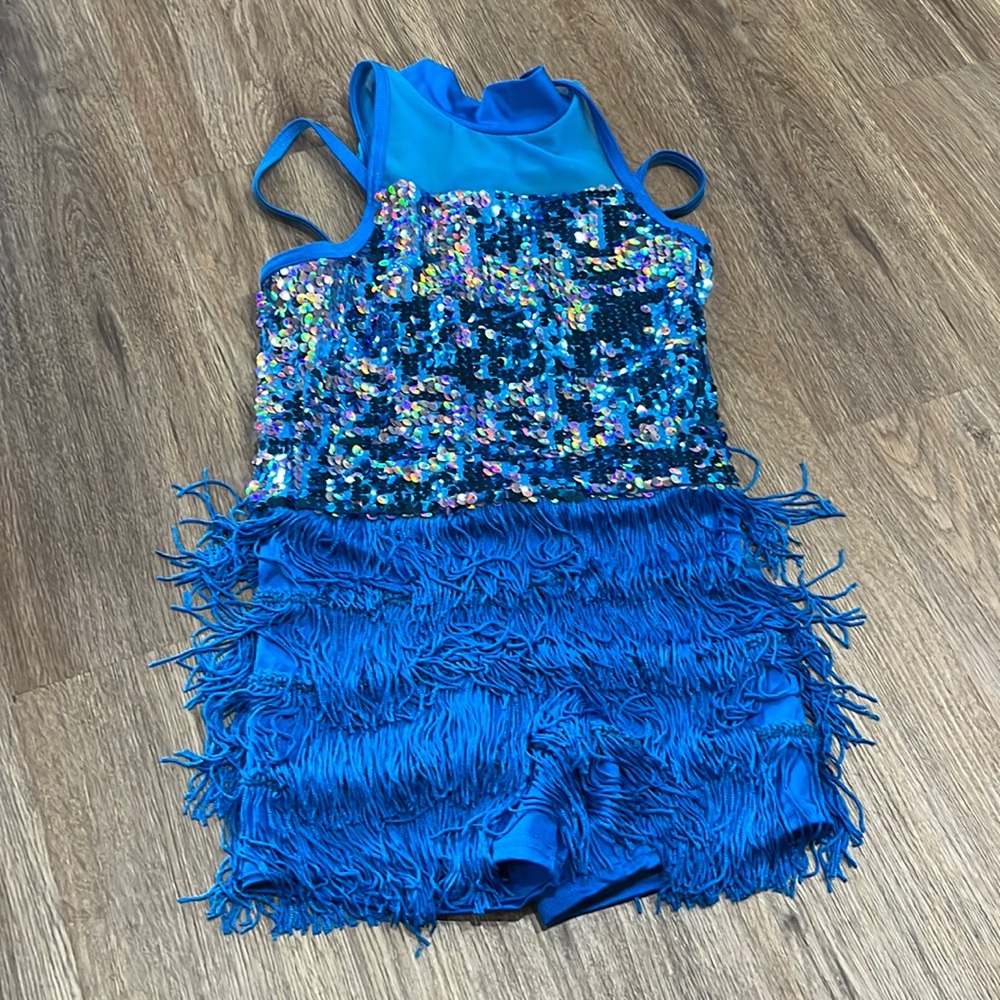 Blue Dance Romper